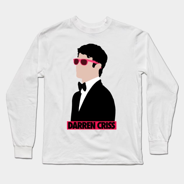 Darren With Pink Shades Long Sleeve T-Shirt by byebyesally